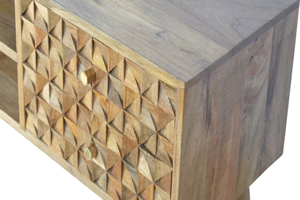 Artisan - Diamond Carved Media Unit