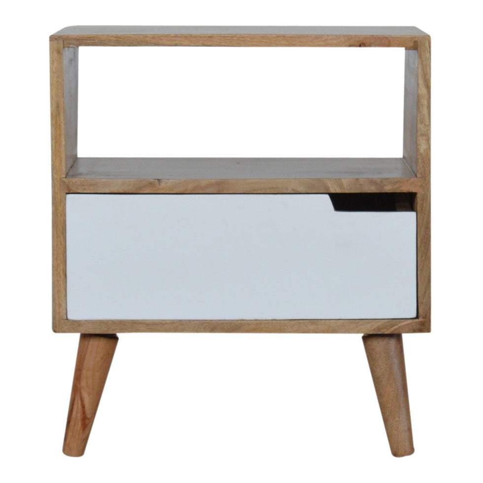 Artisan - Open Slot Painted Nightstand in White