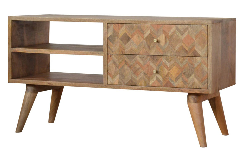 Artisan - Assorted Media Unit in Oak-ish