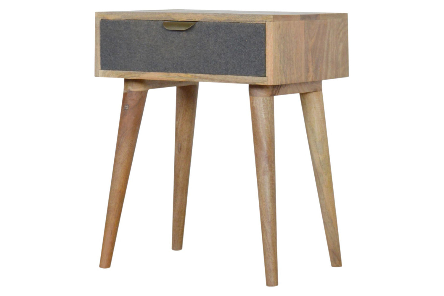 Artisan - Gray Tweed Bedside