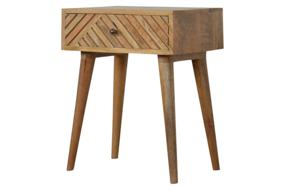 Artisan - Lille Bedside in Oak-ish, 1 Drawer
