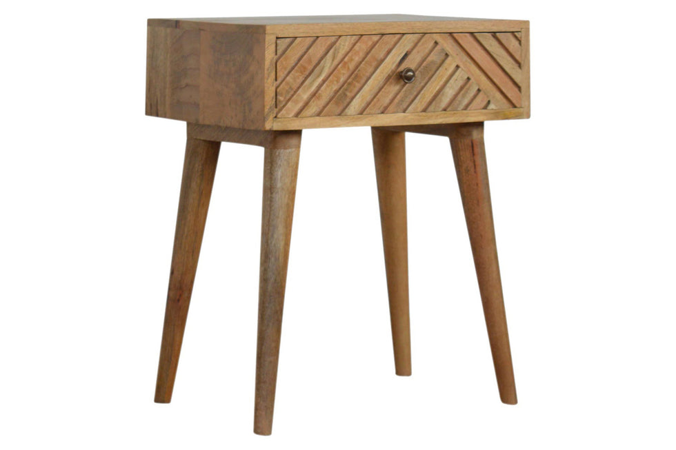 Artisan - Lille Bedside in Oak-ish, 1 Drawer