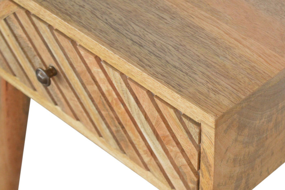 Artisan - Lille Bedside in Oak-ish, 1 Drawer