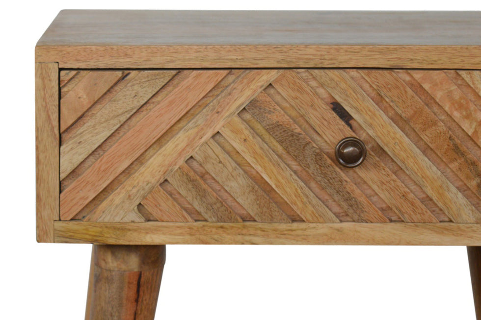 Artisan - Lille Bedside in Oak-ish, 1 Drawer