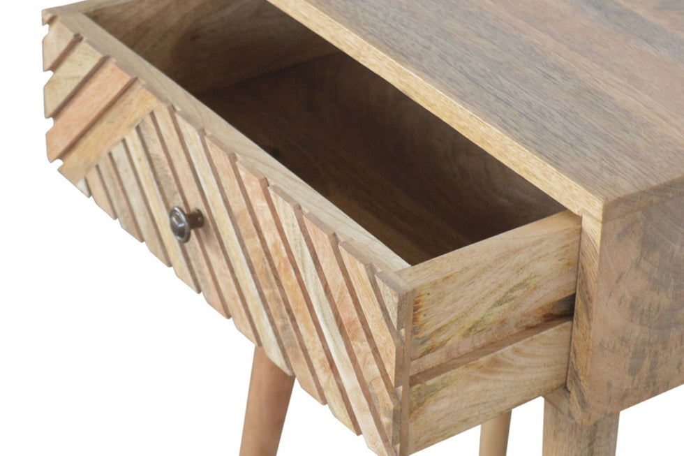Artisan - Lille Bedside in Oak-ish, 1 Drawer