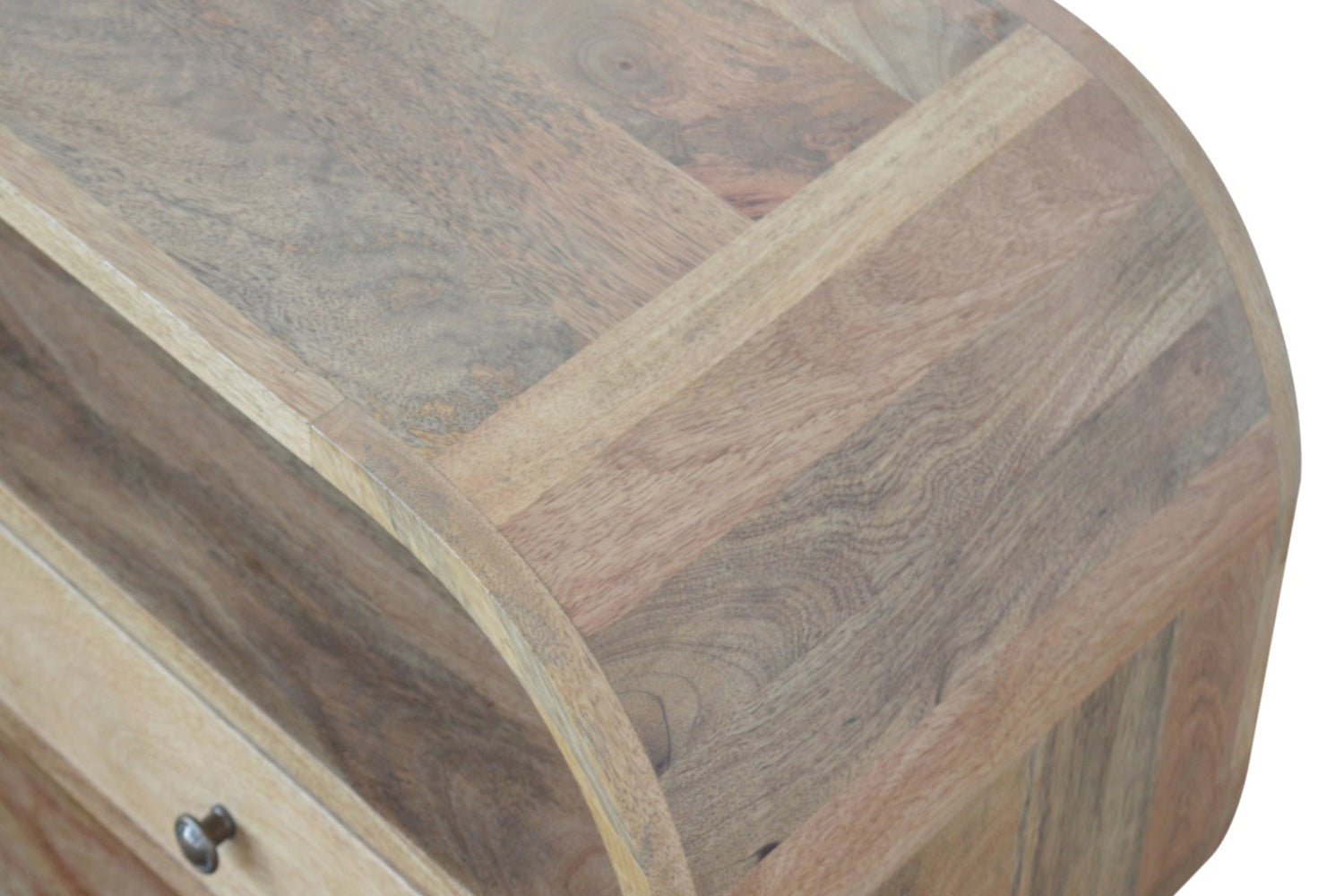 Artisan - Curved Edge TV Unit with 2 Drawers