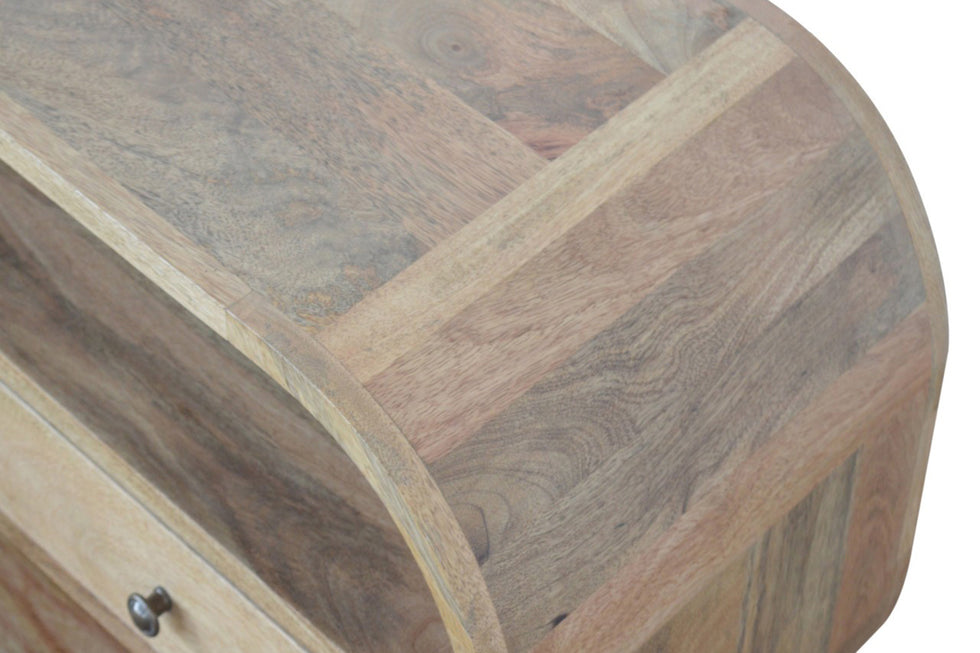 Artisan - Curved Edge TV Unit with 2 Drawers