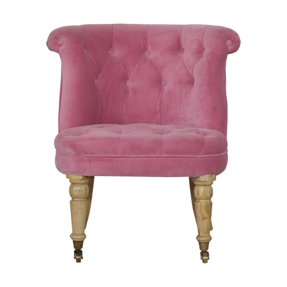 Artisan - Accent Chair in Pink, Velvet