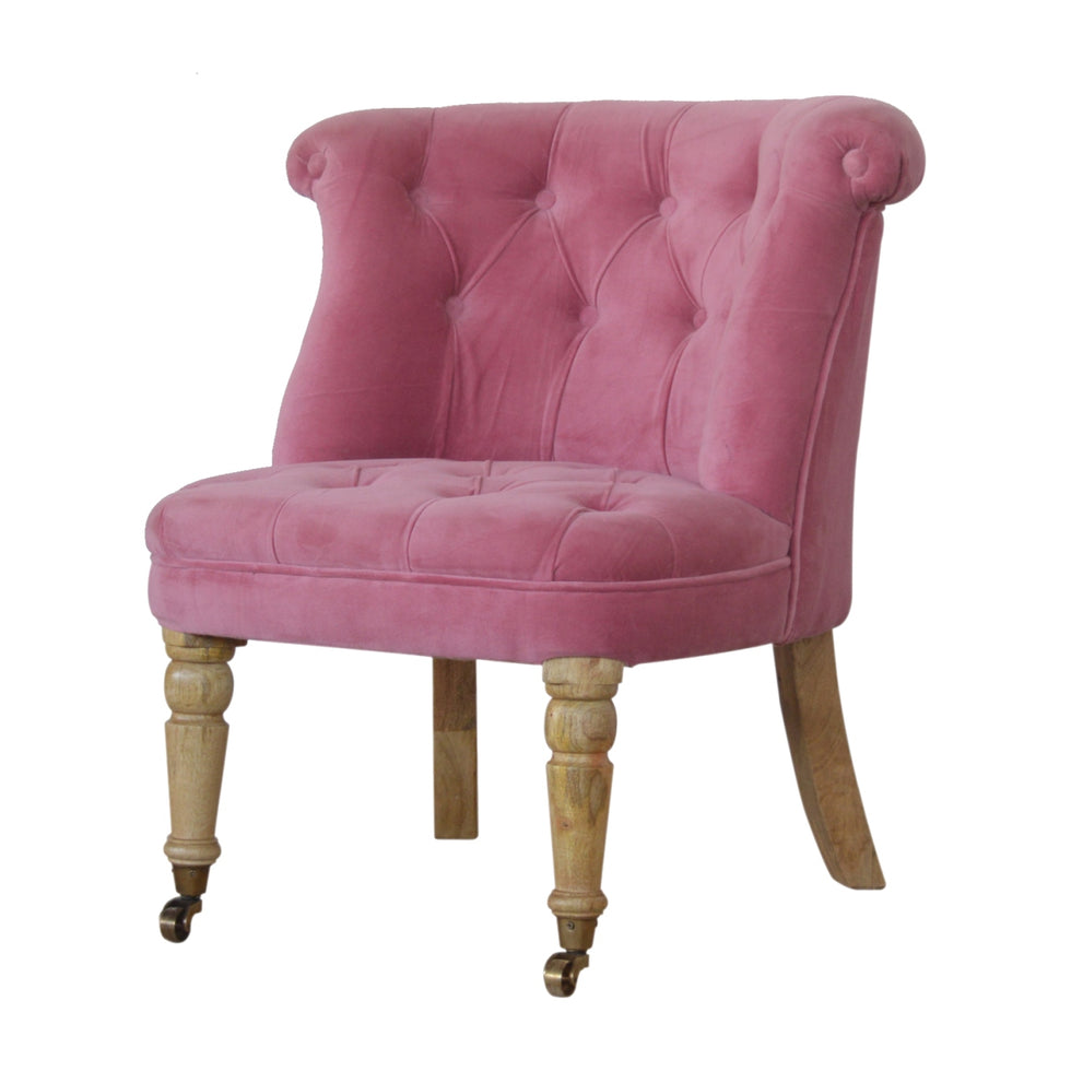 Artisan - Accent Chair in Pink, Velvet