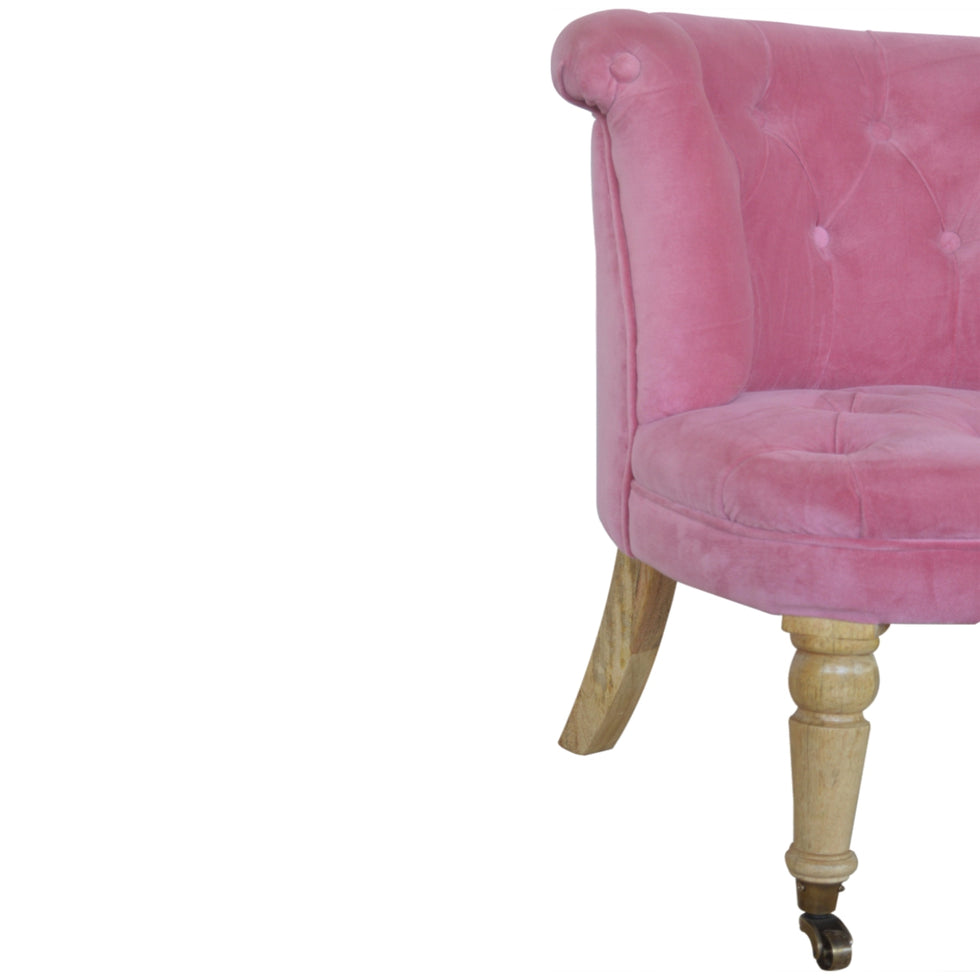 Artisan - Accent Chair in Pink, Velvet