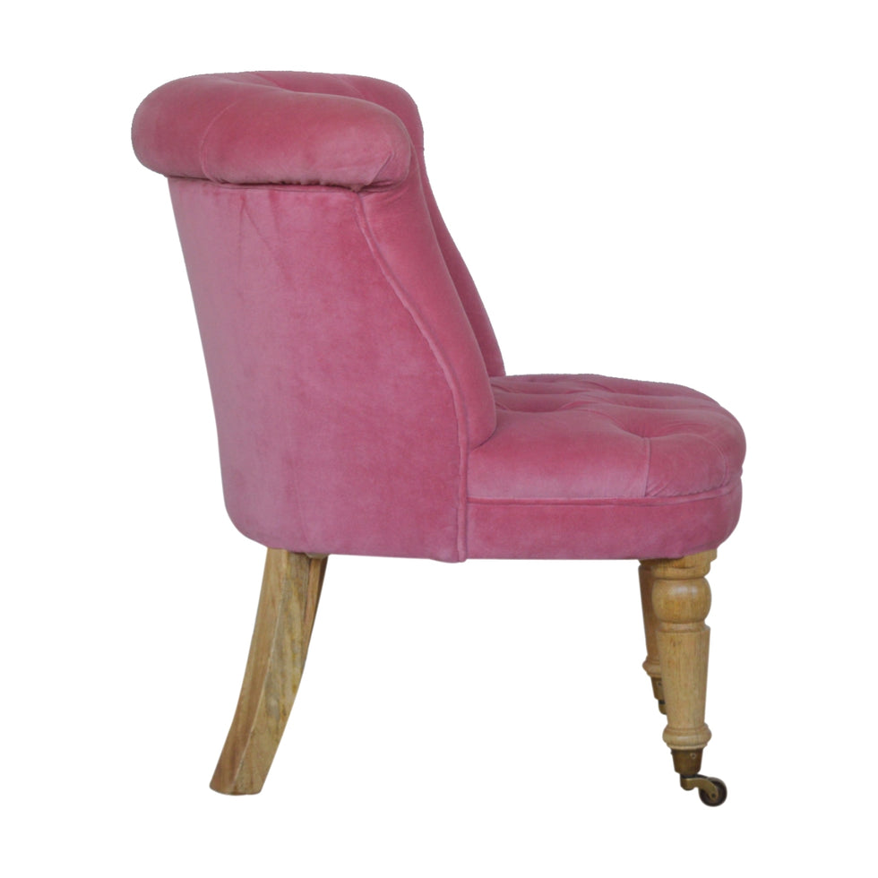 Artisan - Accent Chair in Pink, Velvet