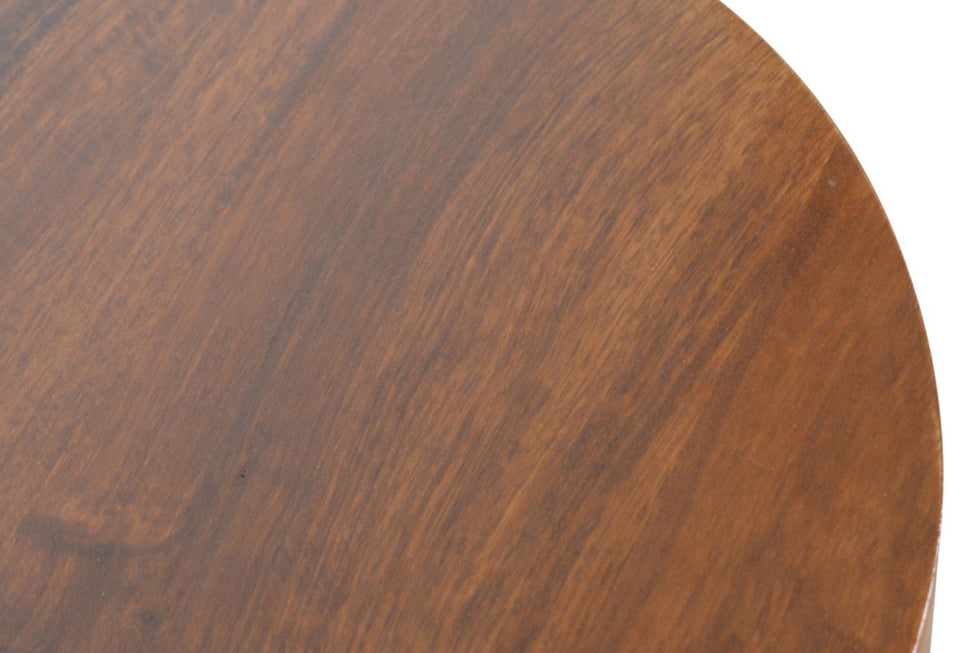 Artisan - Rounded Small Console Table in Chestnut