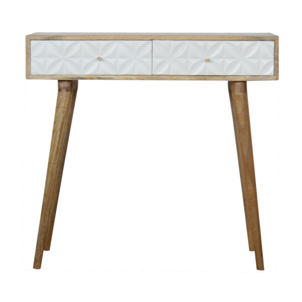 Artisan - Daisy Carved Console Table