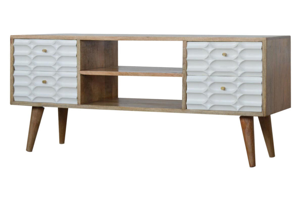 Artisan - Capsule Entertainment Unit in White
