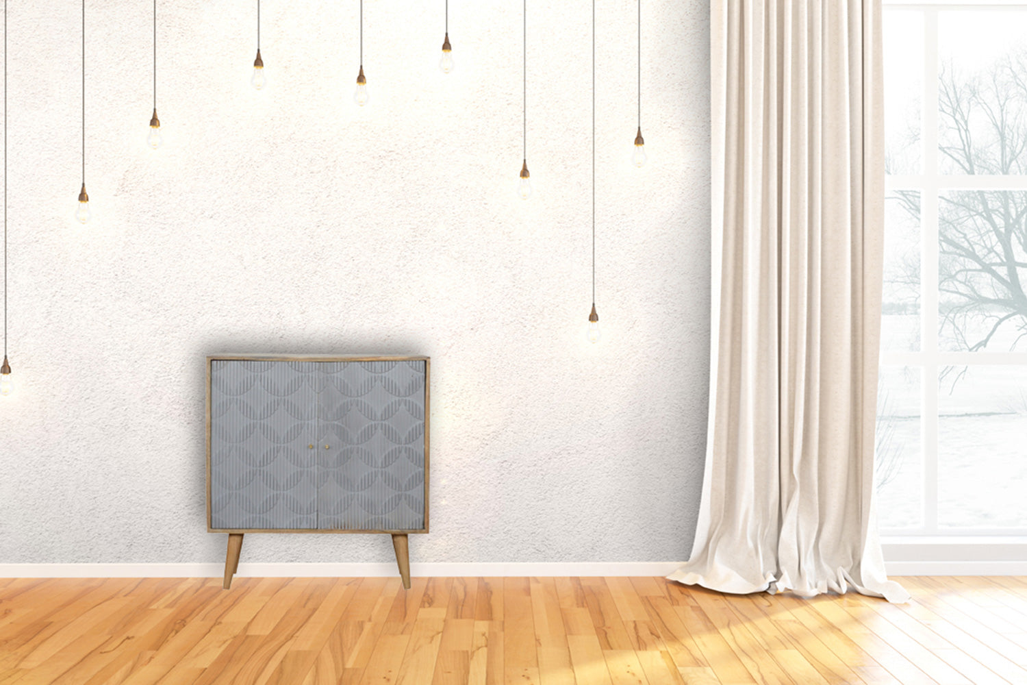 Artisan - Milan Gray Cabinet