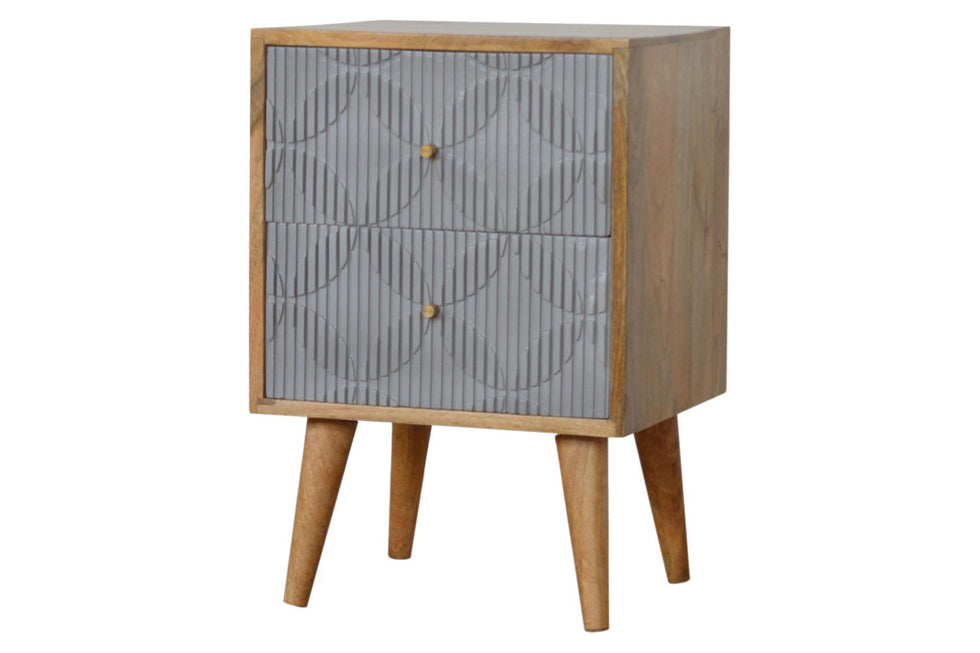 Artisan - Milan Gray Bedside