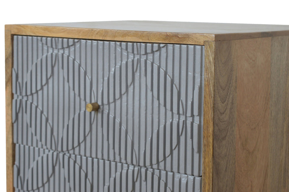 Artisan - Milan Gray Bedside