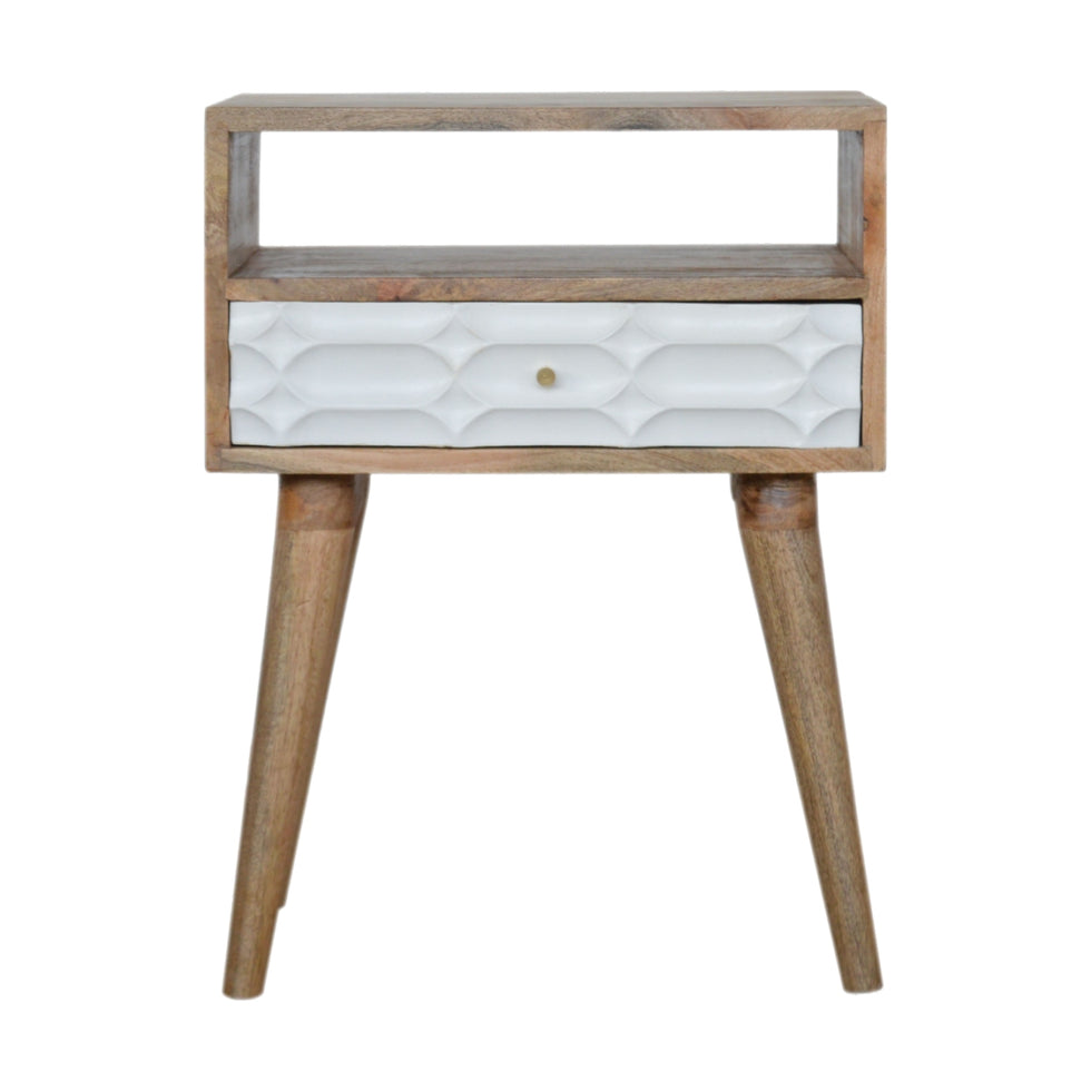 Artisan - Capsule Nightstand with Open Slot
