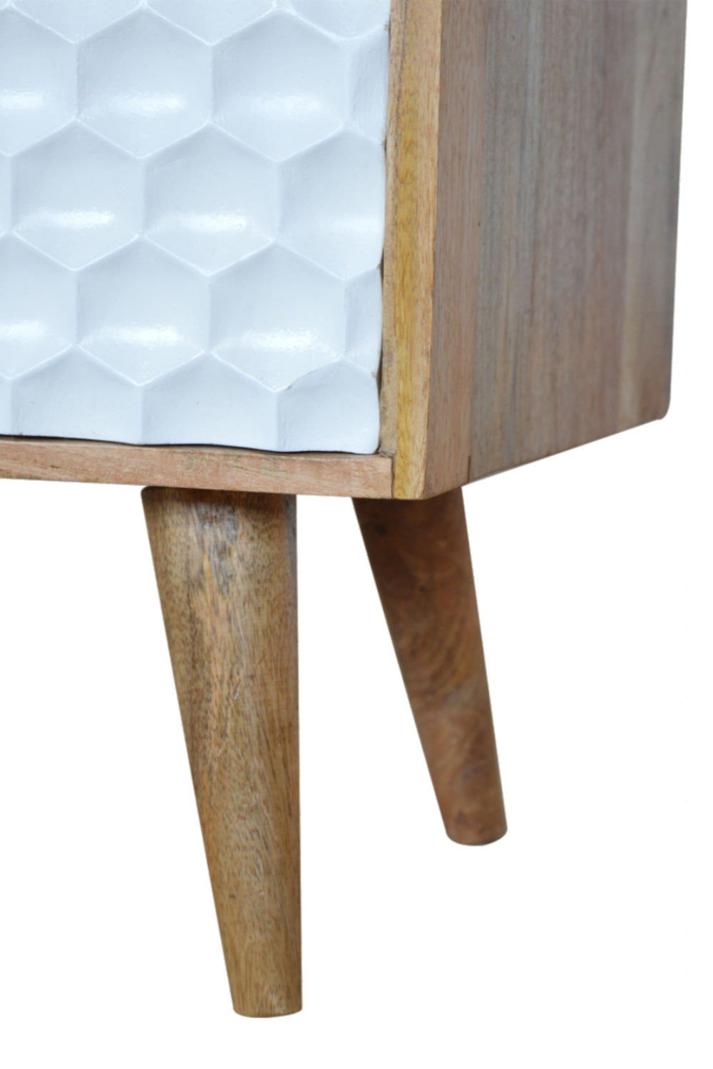 Artisan - Honeycomb Carved Sliding Door Media Unit