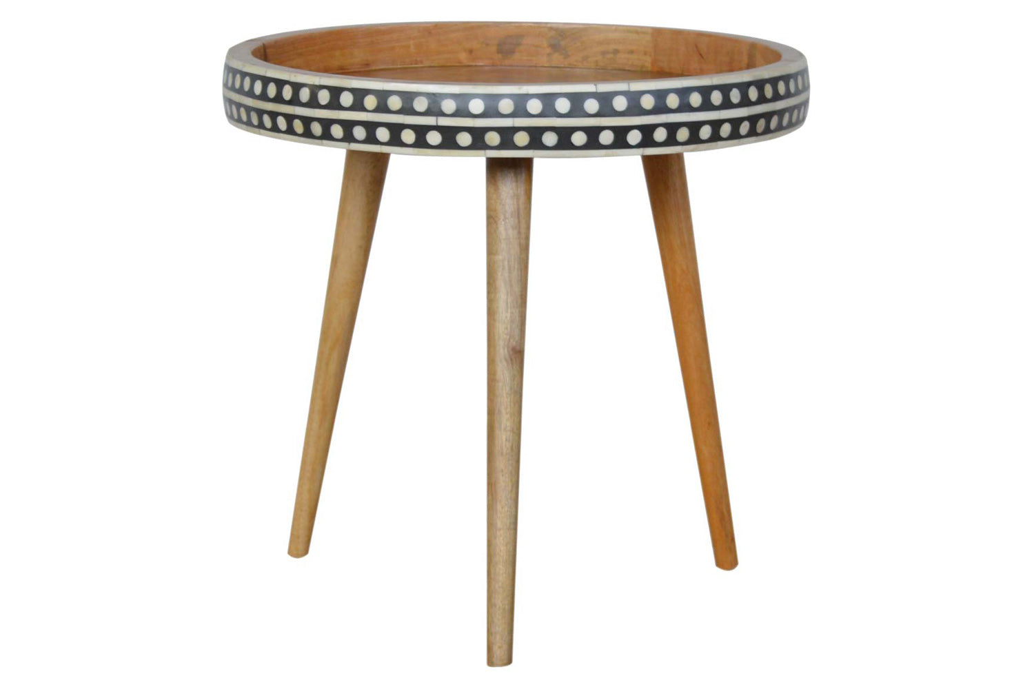 Artisan - Patterned Nordic Style End Table