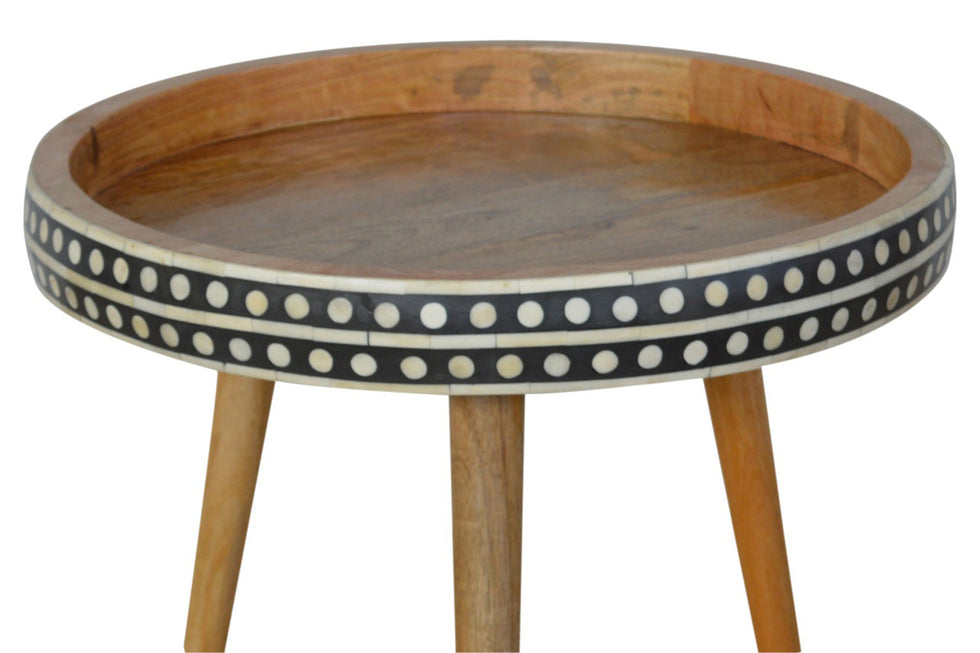 Artisan - Patterned Nordic Style End Table