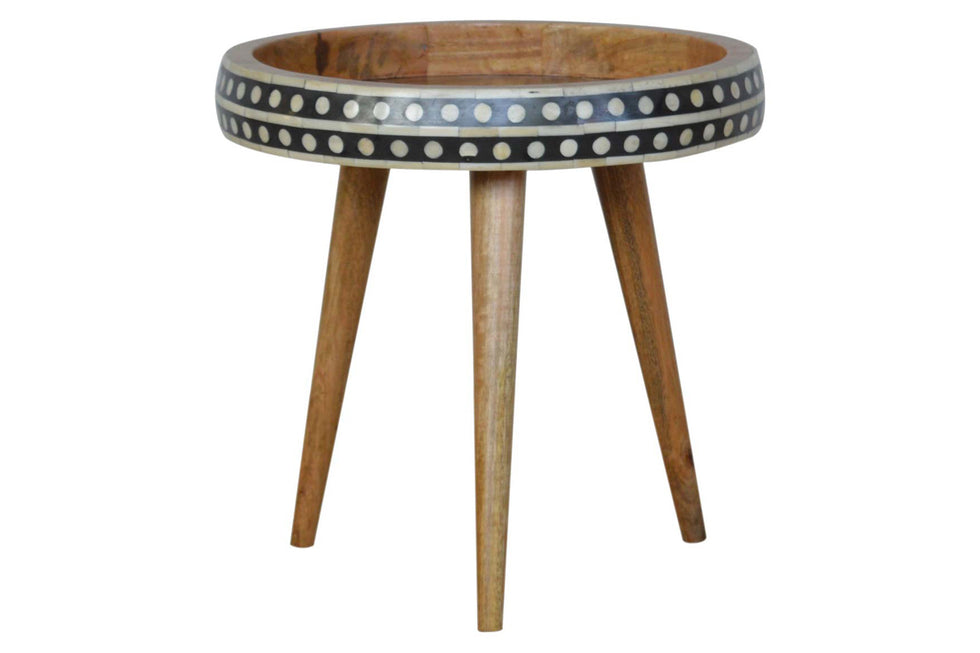 Artisan - Patterned Nordic Style End Table