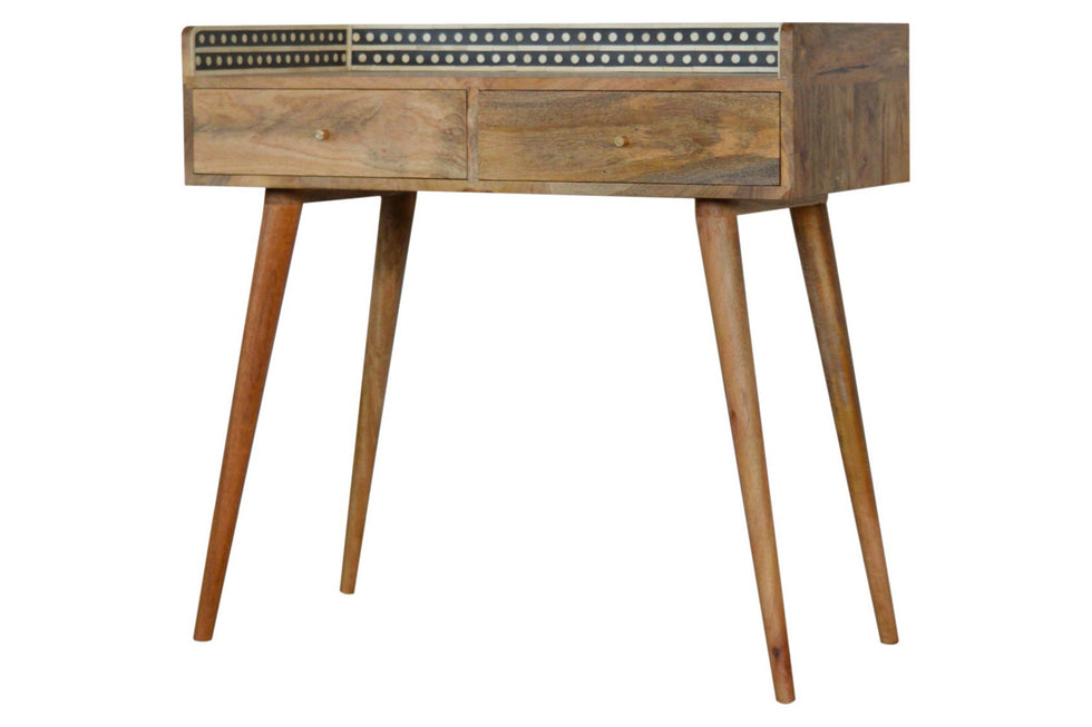 Artisan - Bone Inlay Gallery Back Console Table