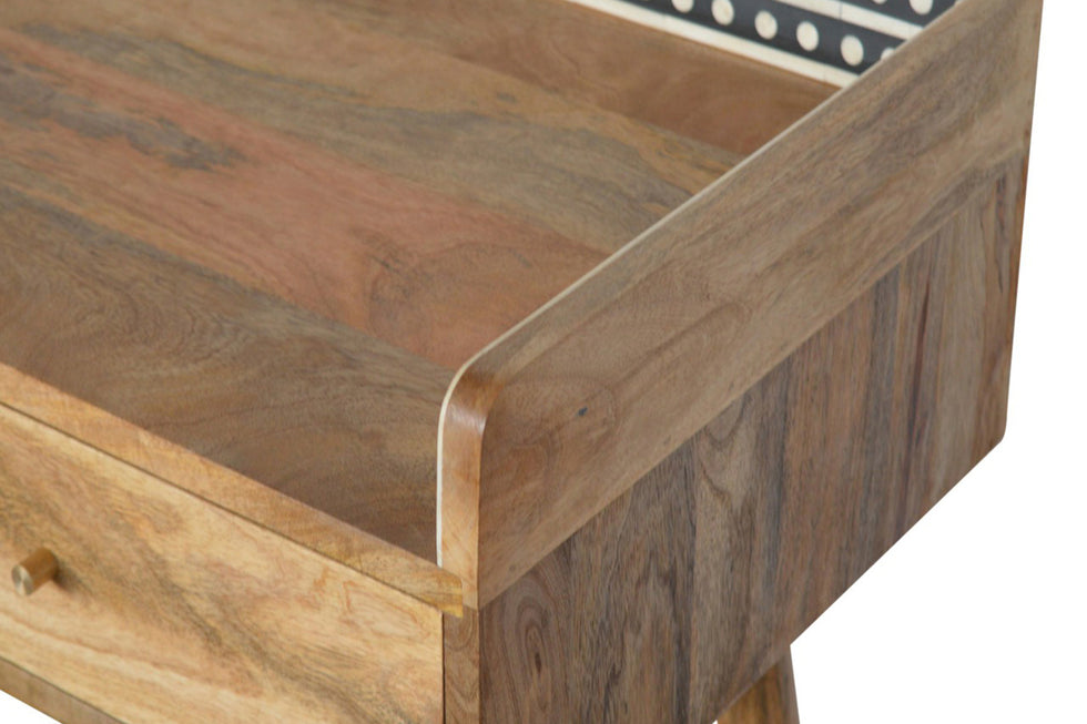 Artisan - Bone Inlay Gallery Back Console Table