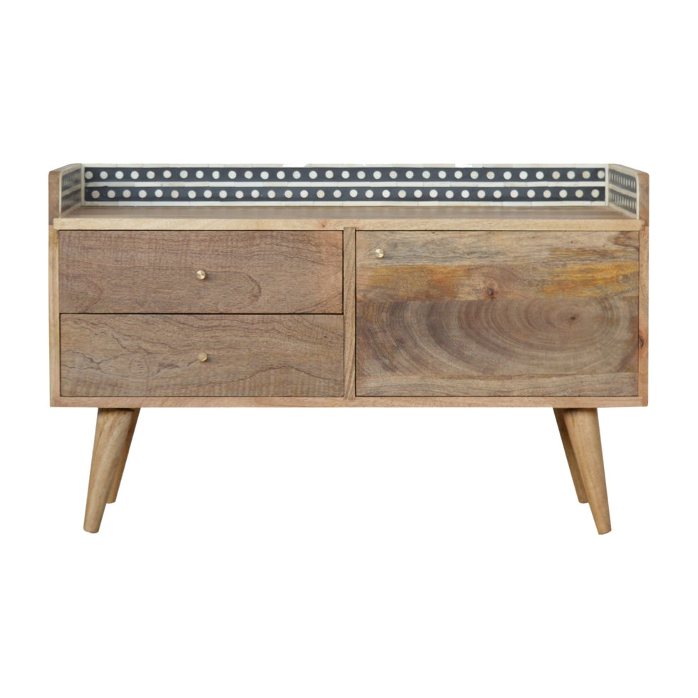 Artisan - Bone Inlay Gallery Back Media Unit