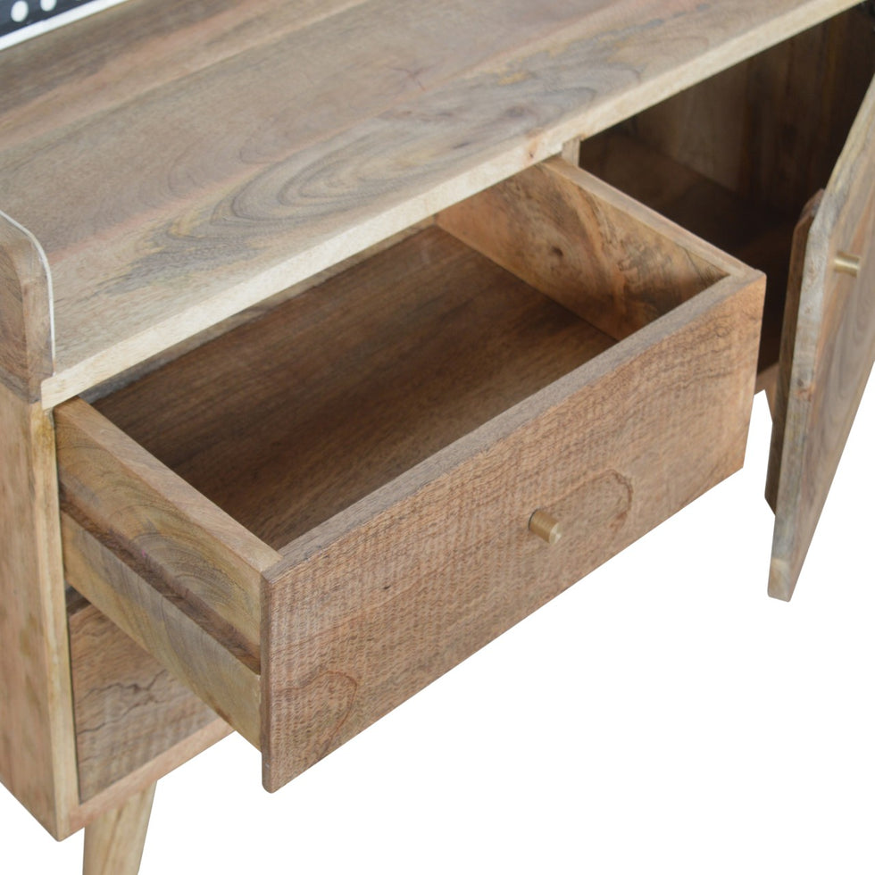 Artisan - Bone Inlay Gallery Back Media Unit