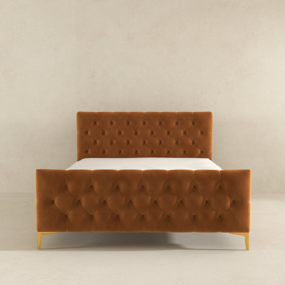 Ashcroft - Bailey Velvet Bed
