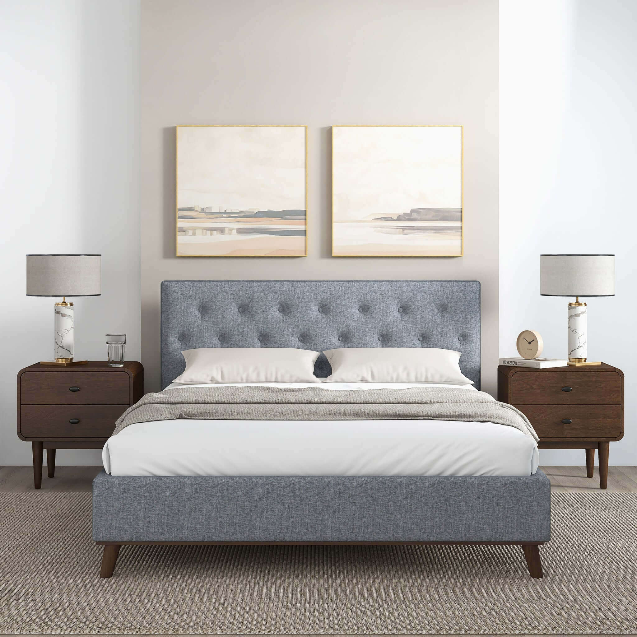 Ashcroft - Graceville Fabric Platform Bed