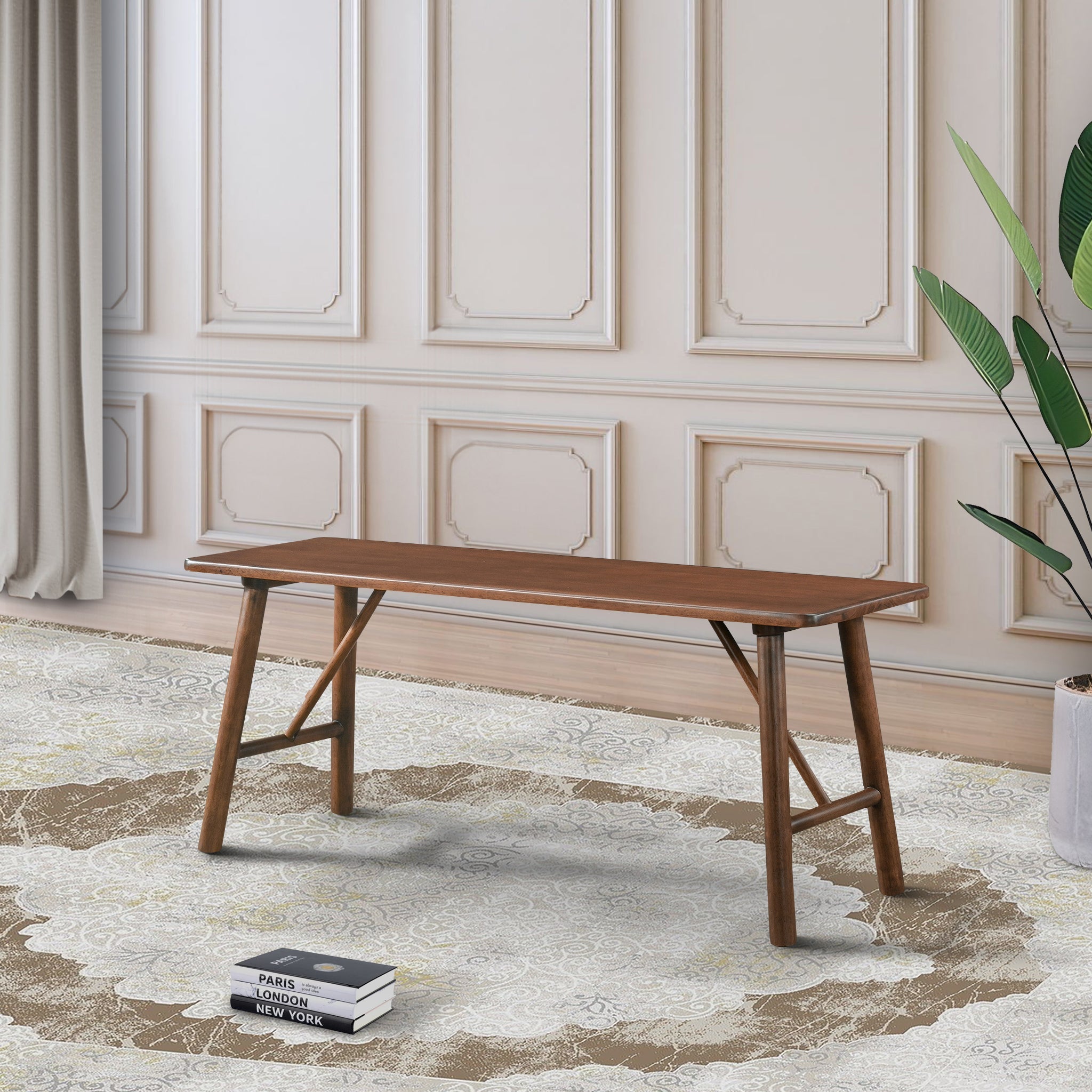 Ashcroft - Molly Bench in Walnut