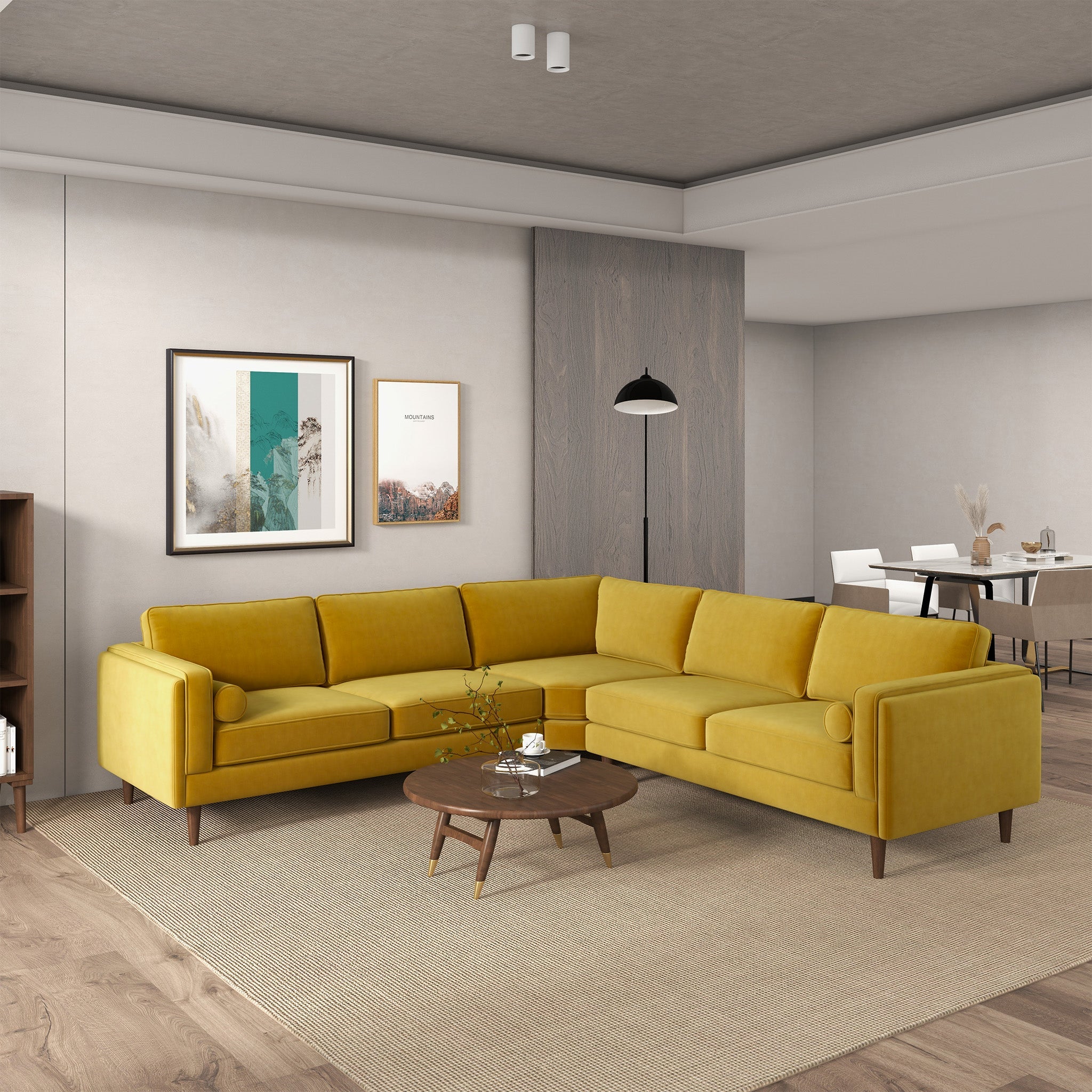 Ashcroft - Amber Corner Sectional Sofa