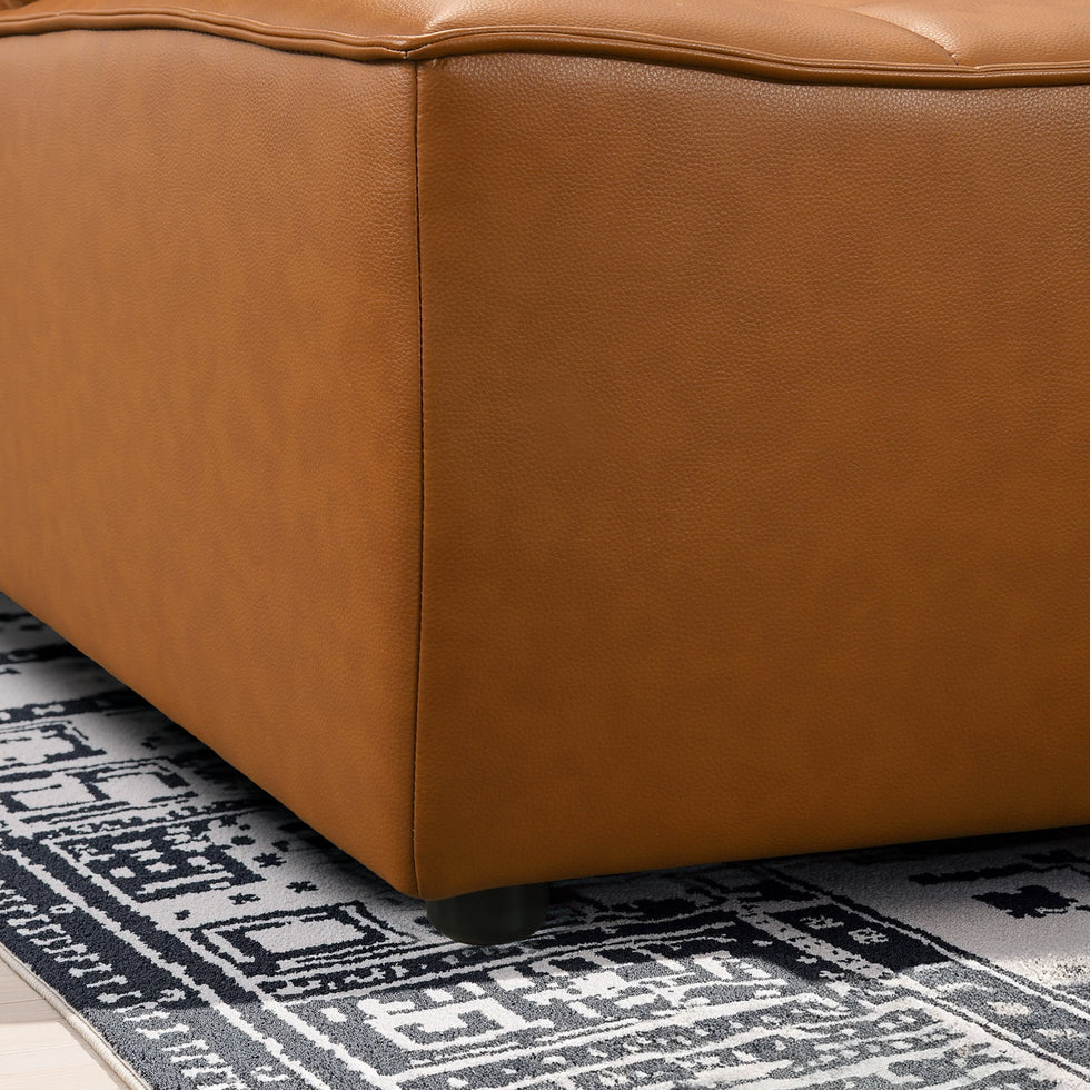 Ashcroft - Selen Comfy & Chic Corner Sectional Sofa with Ottoman
