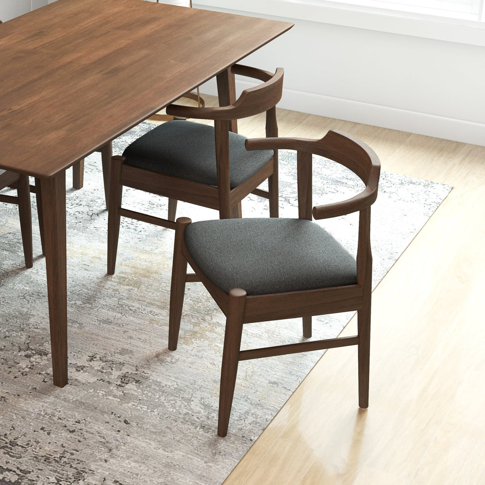 Ashcroft – Daisy Dining Chair (Set Of 2) in Gray