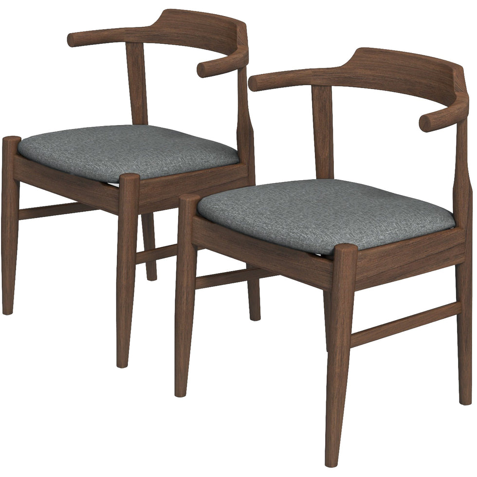 Ashcroft – Daisy Dining Chair (Set Of 2) in Gray