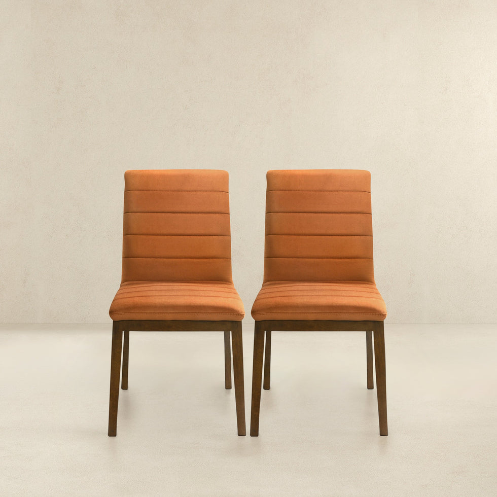 Ashcroft - Ines Velvet Dining Chair (Set Of 2)