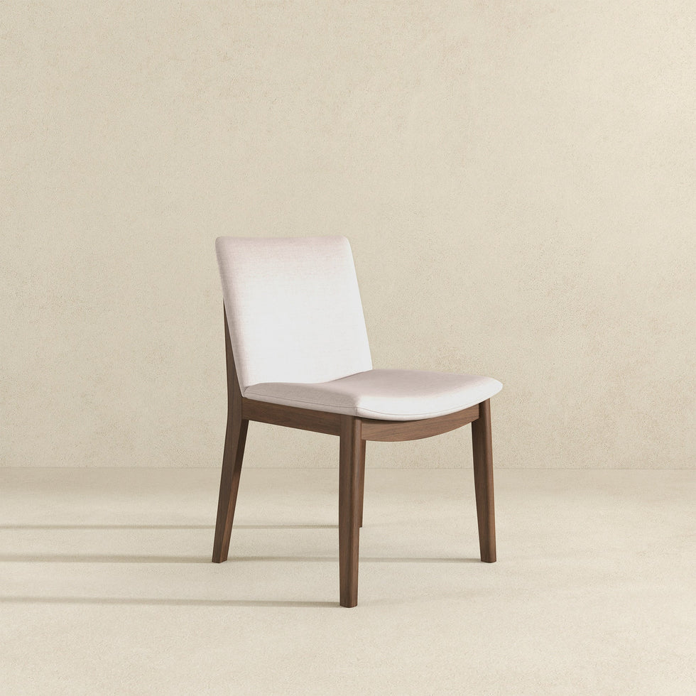 Ashcroft - Laura Upholstered Solid Wood Dining Chair (Set Of 2)