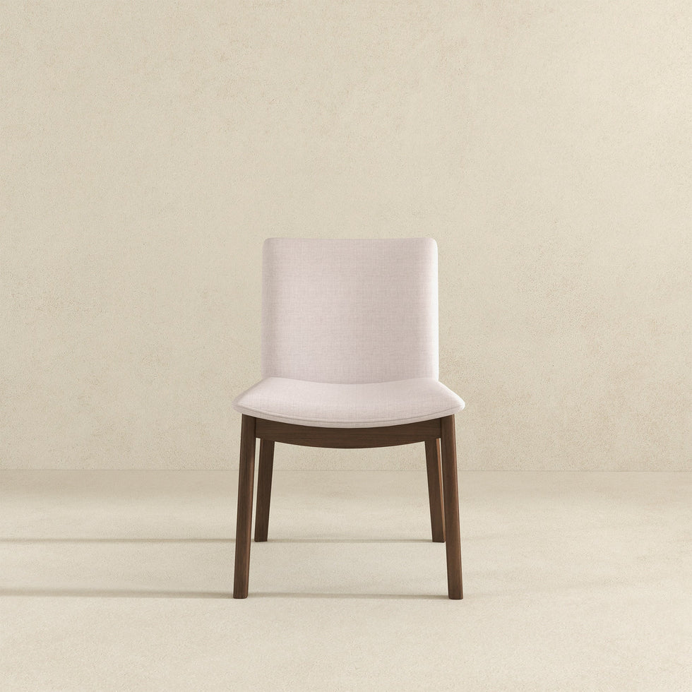 Ashcroft - Laura Upholstered Solid Wood Dining Chair (Set Of 2)