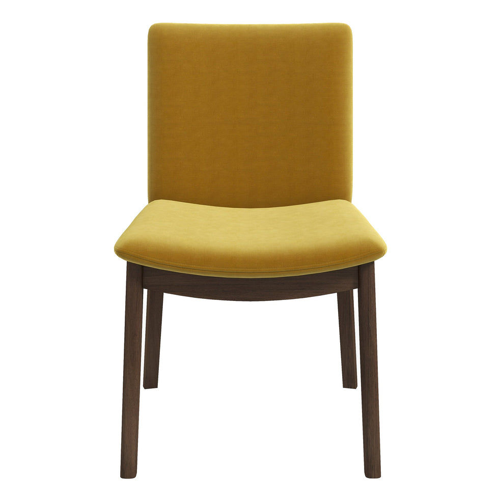 Ashcroft - Laura Upholstered Solid Wood Dining Chair (Set Of 2)