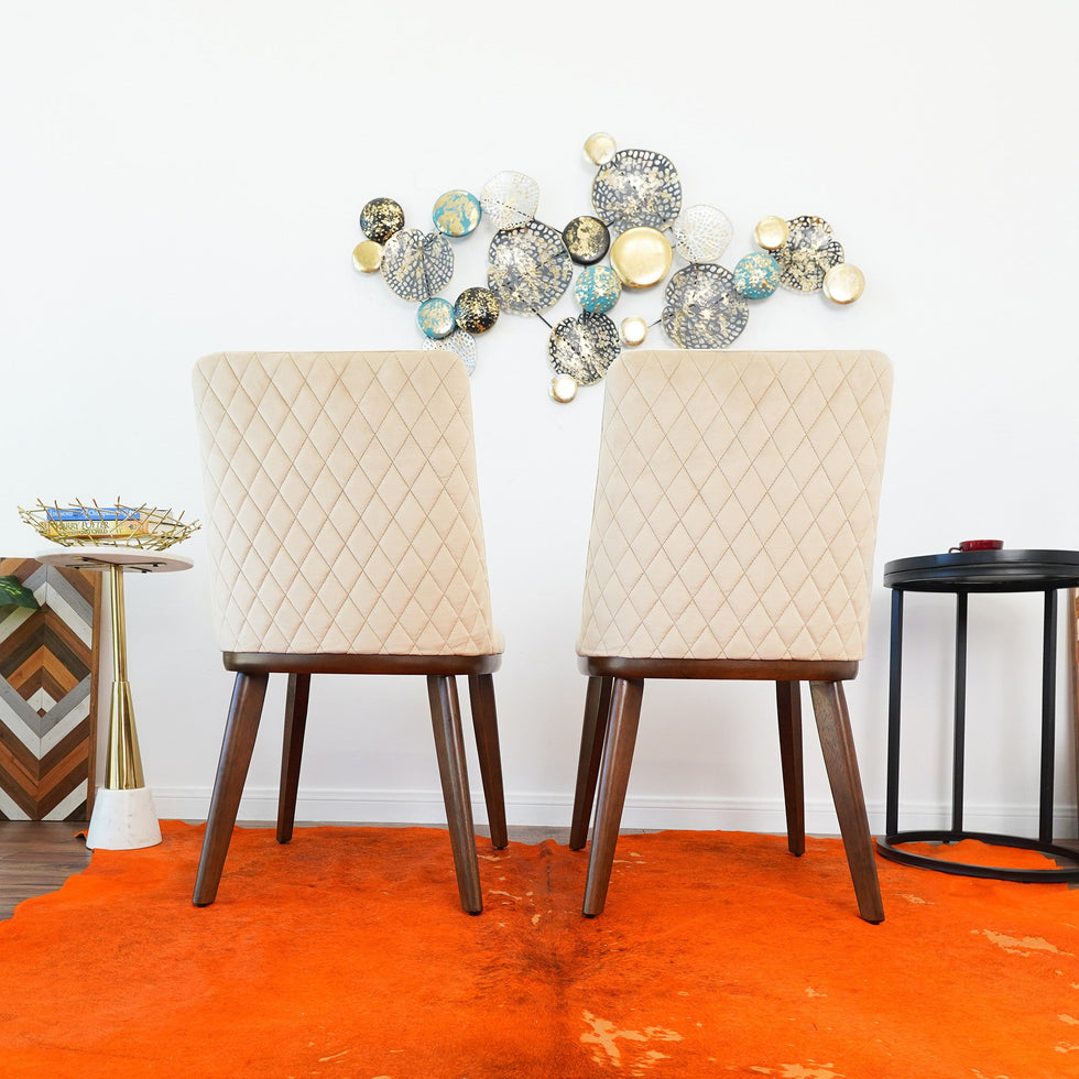 Ashcroft - Clove Velvet Dining Chair (Set Of 2)