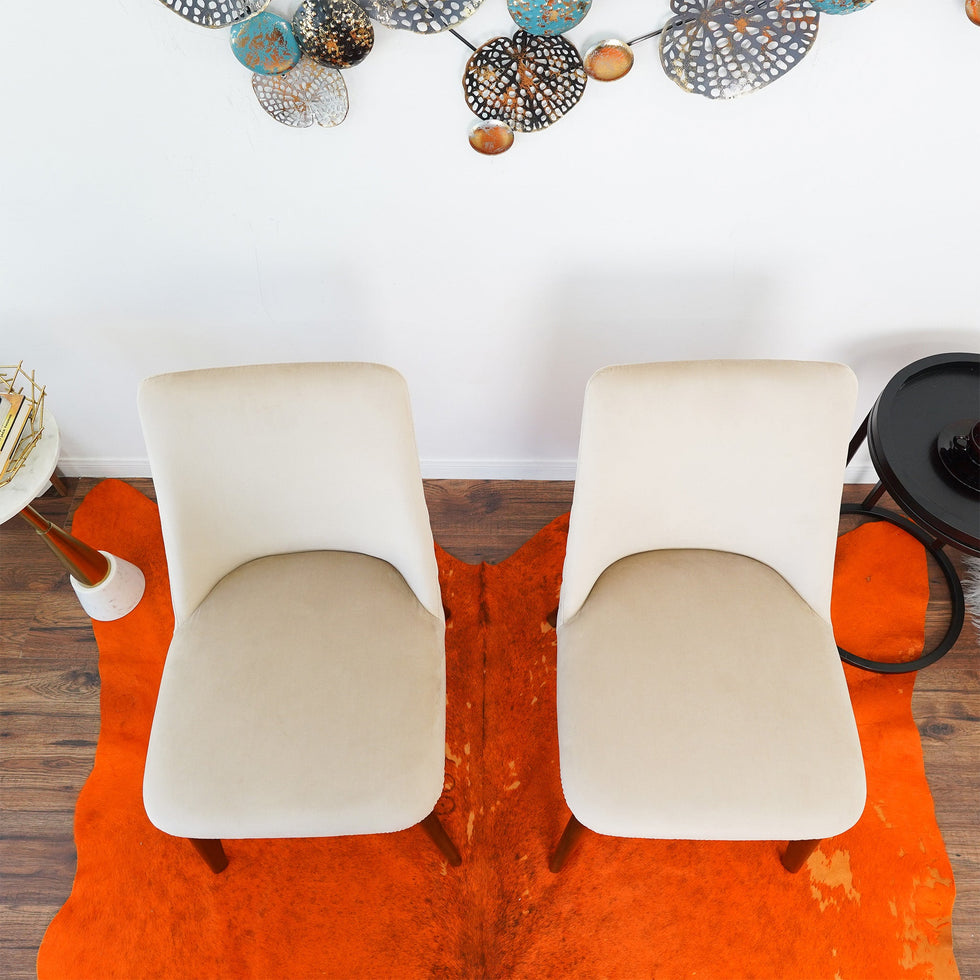 Ashcroft - Clove Velvet Dining Chair (Set Of 2)
