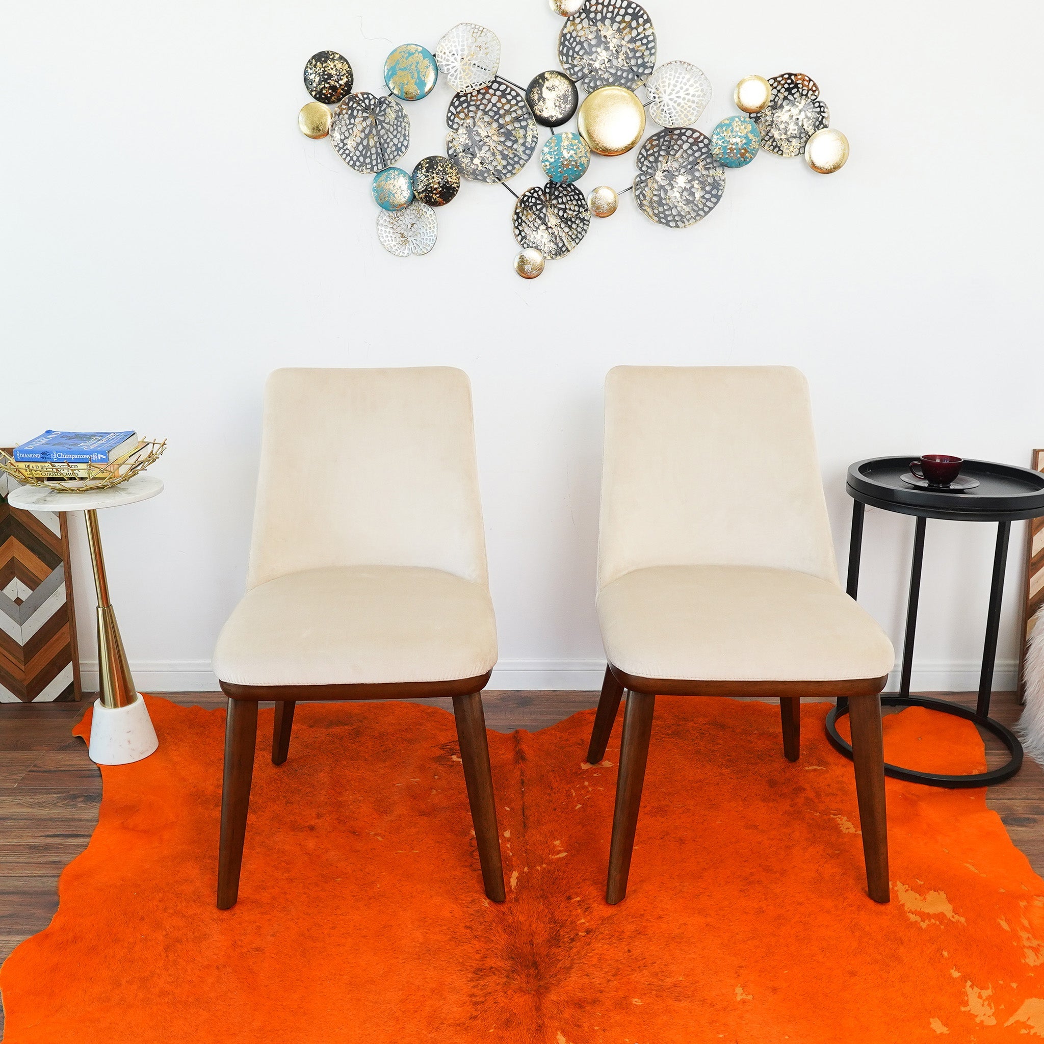 Ashcroft - Clove Velvet Dining Chair (Set Of 2)