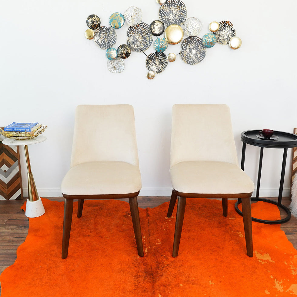 Ashcroft - Clove Velvet Dining Chair (Set Of 2)