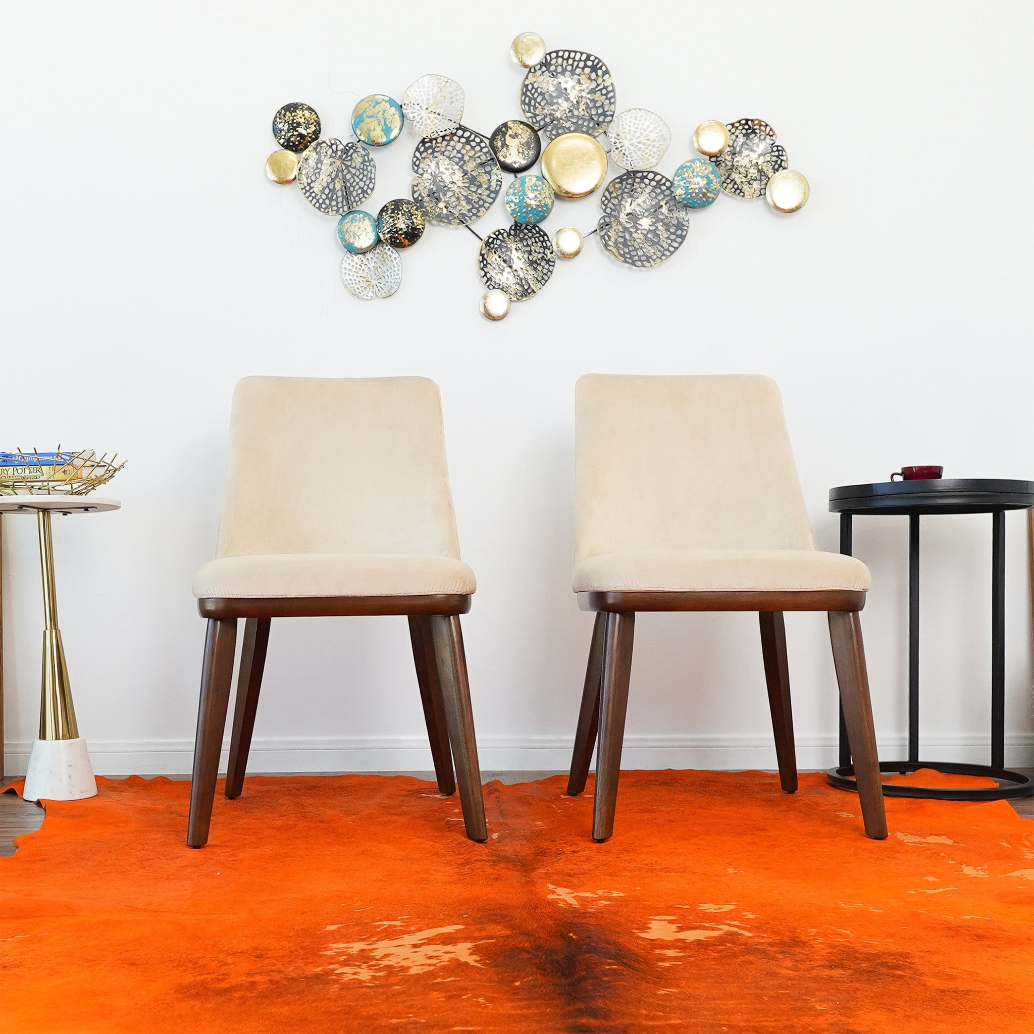 Ashcroft - Clove Velvet Dining Chair (Set Of 2)