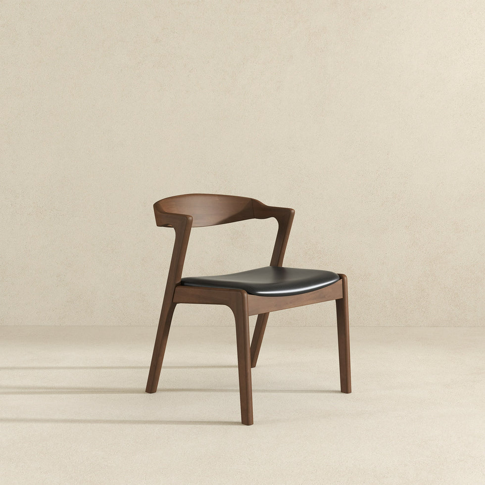 Ashcroft - Dakota Upholstered Solid Wood Dining Chair (Set Of 2)