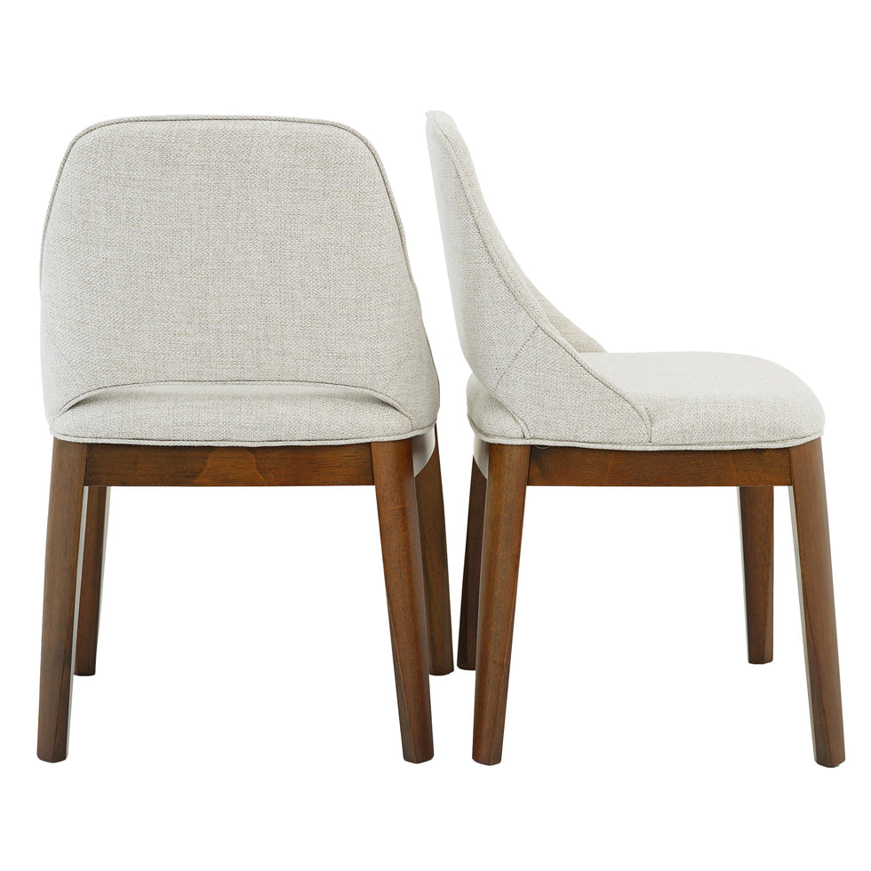 Ashcroft - Weston Dining Chair Set of 2 - Beige Linen