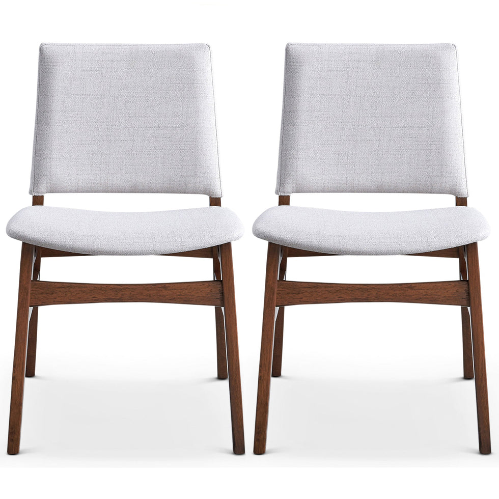 Ashcroft - Gusto Fabric Dining Chair (Set Of 2) in Light Gray