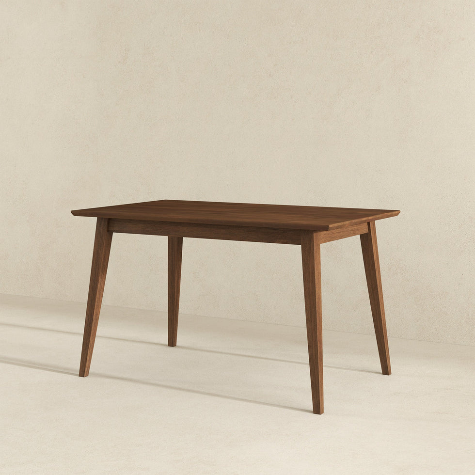 Ashcroft - Levi Modern Style Solid Wood Rectangular Dining Kitchen Table 47"
